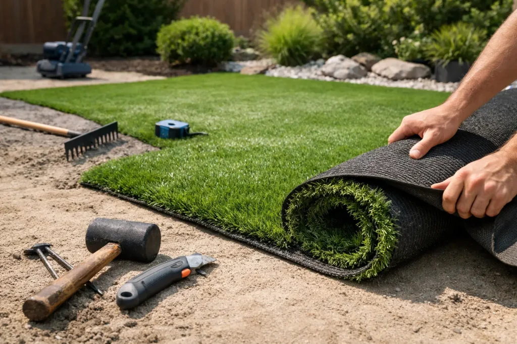 Artificial Grass Installation DIY Guide