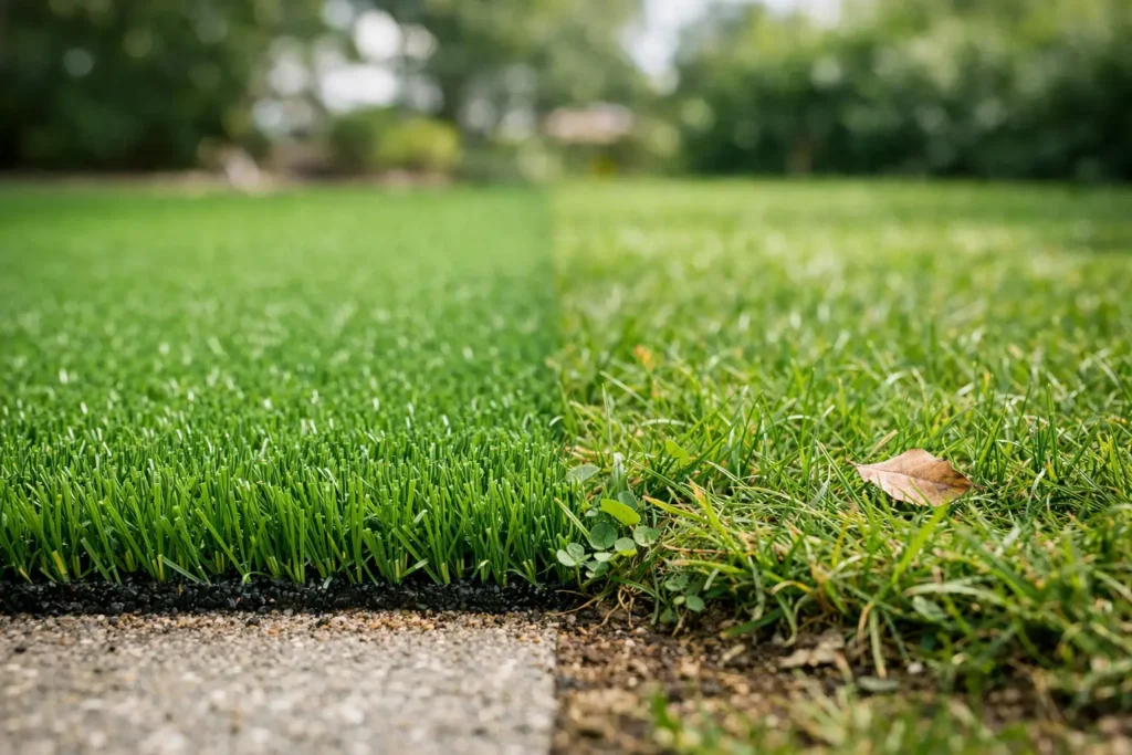 Artificial Grass vs Natural Lawn