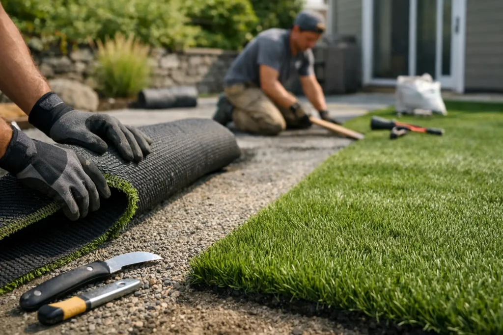 Is It Hard to Install Artificial Grass?