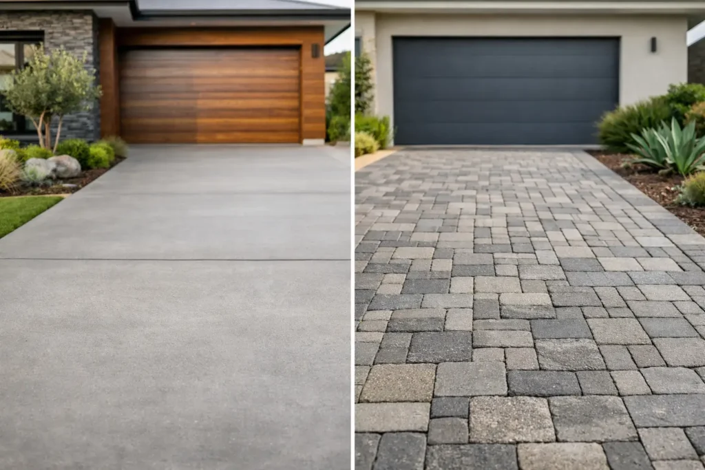 Concrete vs Pavers Driveway for Melbourne Homes