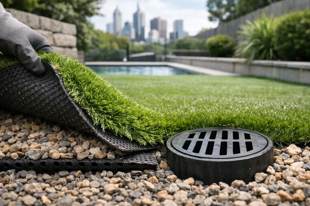 Does Artificial Grass Need Drainage in Melbourne?