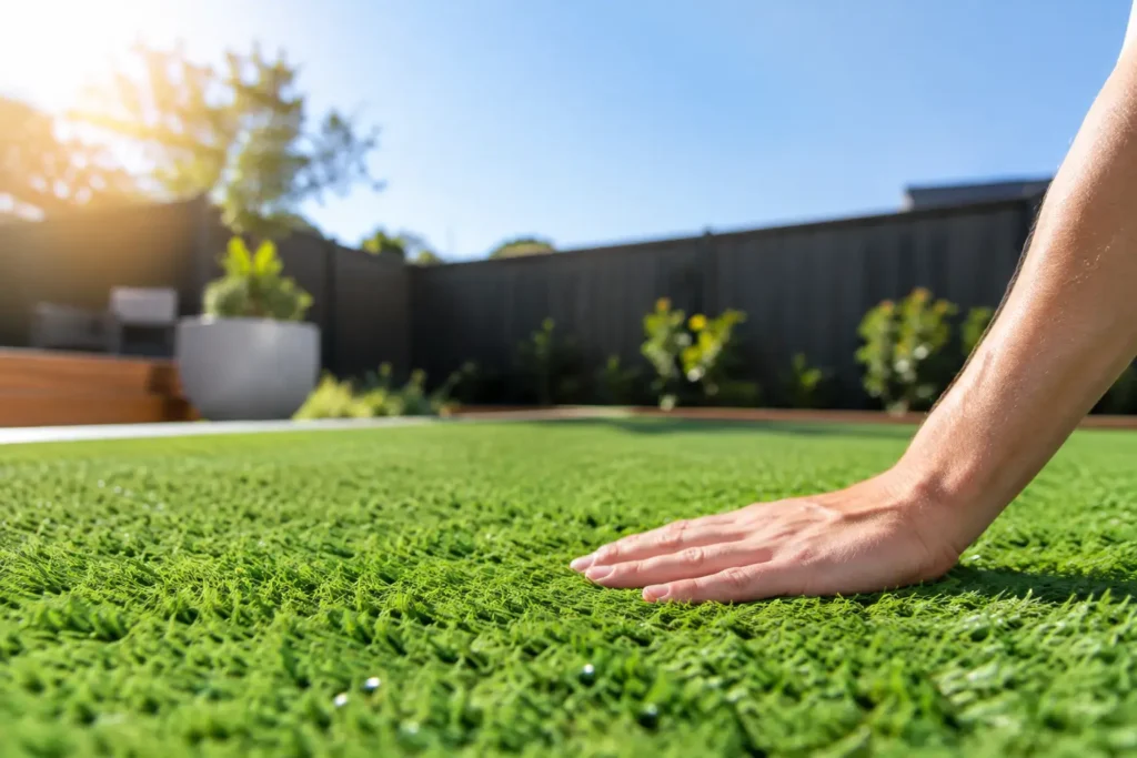 Can Artificial Grass Get Hot in Melbourne Summers?
